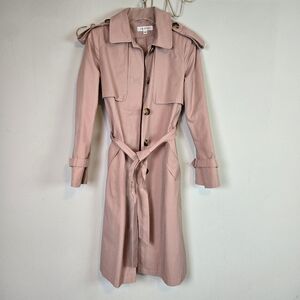 Via Spiga Pink Trench Coat